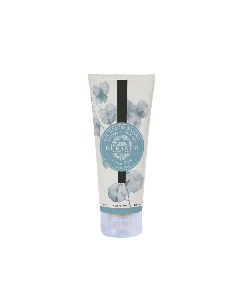 Gel douche naturel Coton musc 75ml - Durance