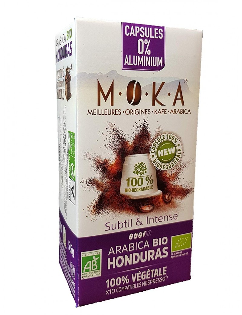 Café en capsule Honduras bio - Moka