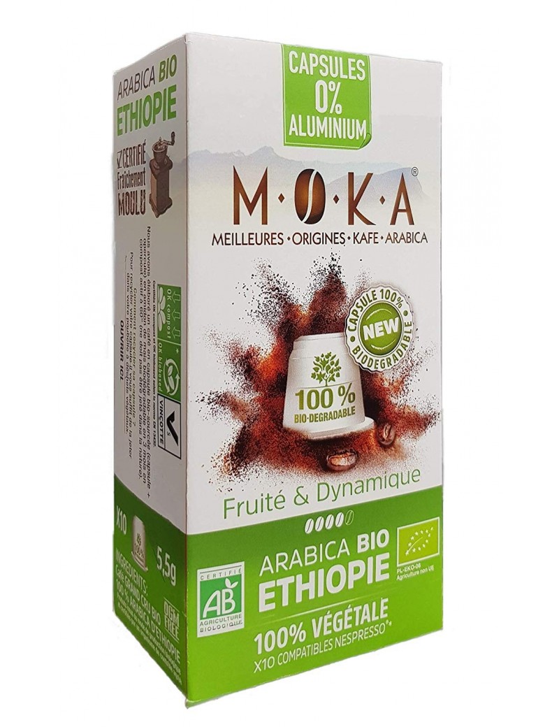 Café en capsule Ethiopie bio - Moka