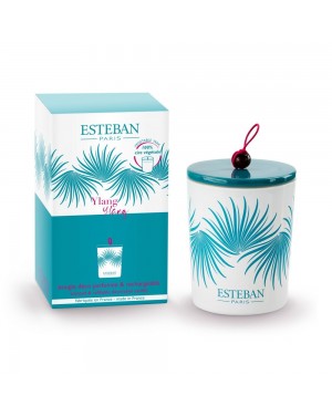 Bougie décorative parfumée et rechargeable Ylang-Ylang - Esteban