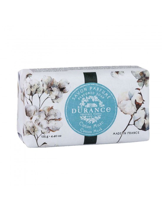 Savon parfum Coton musc 125g - Durance