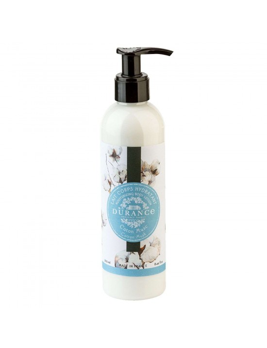 Lait corps hydratant Coton musc 250ml - Durance
