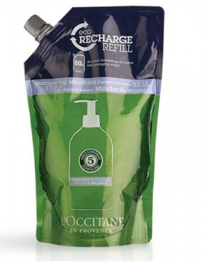 Eco-recharge shampooing équilibre  et  douceur 500ml - L'Occitane