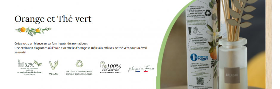 Orange & Thé vert